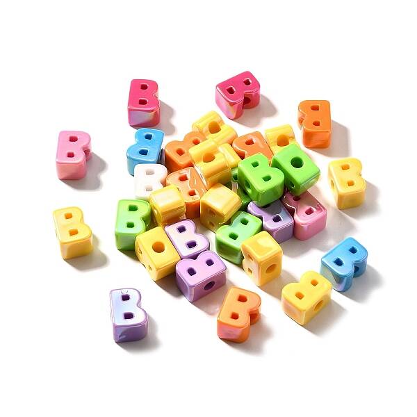 UV Plating Opaque Acrylic Beads