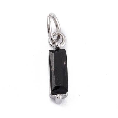 304 Stainless Steel Cubic Zirconia Pendants