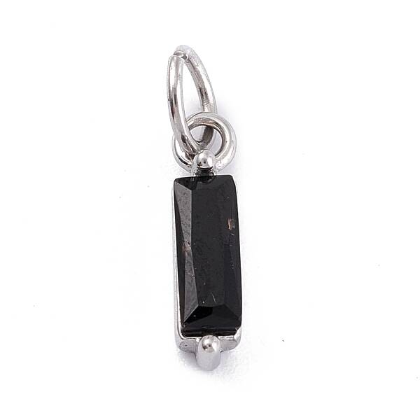 304 Stainless Steel Cubic Zirconia Pendants