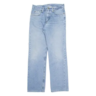 LEE Womens Jeans Blue Regular Straight Stone Wash W28 L30