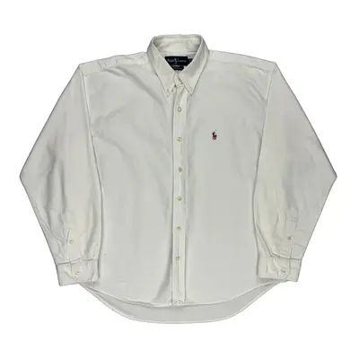 Yarmouth Ralph Lauren Shirt - XL White Cotton