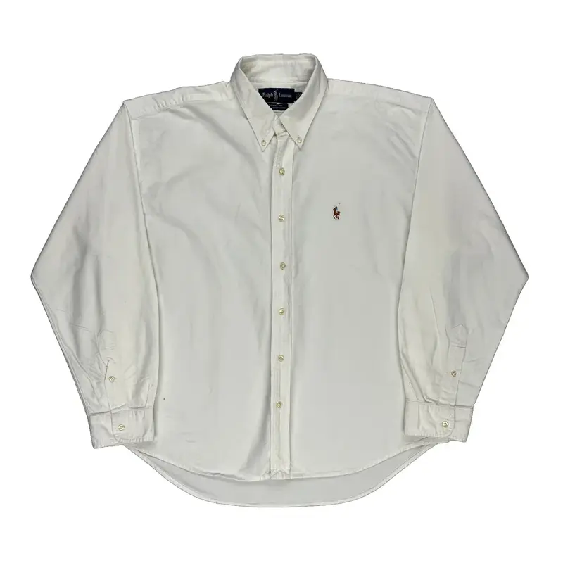 Yarmouth Ralph Lauren Shirt - XL White Cotton