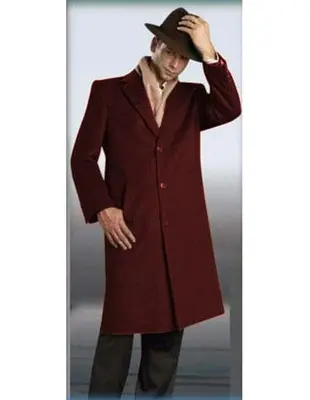 Mens Wool Trench coat - 