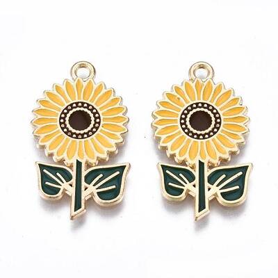 Eco-Friendly Alloy Enamel Pendants