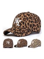 Fashion Leopard Print Baseball Cap, Casual Outdoor Trucker Hat for Men & Women, Adjustable Sun Protection Cap for Daily Wear,...