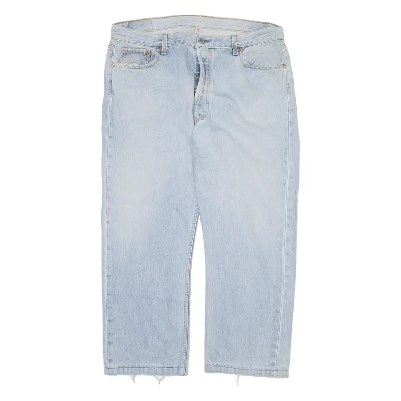 LEVI'S 501 Jeans Mens Blue Regular Straight W36 L25