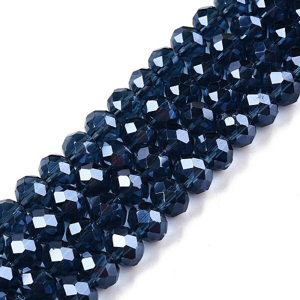 Electroplate Glass Beads Strands