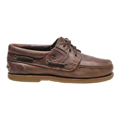 TIMBERLAND Boat Shoes Brown Leather Womens UK 3