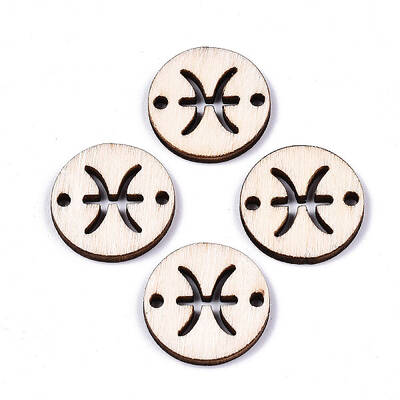 Unfinished Natural Poplar Wood Links Connectors