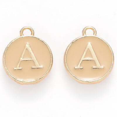 Golden Plated Alloy Enamel Charms
