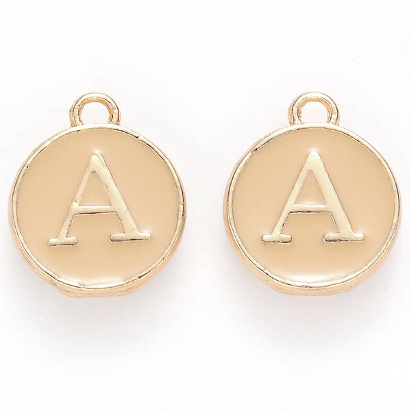 Golden Plated Alloy Enamel Charms