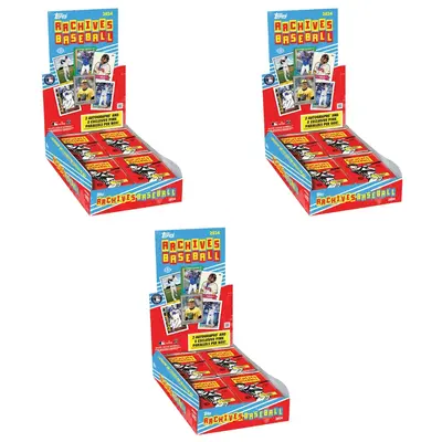 3x 2024 Topps Archives Baseball Hobby PYT Baseball Break (3 Boxes) 1/11 1