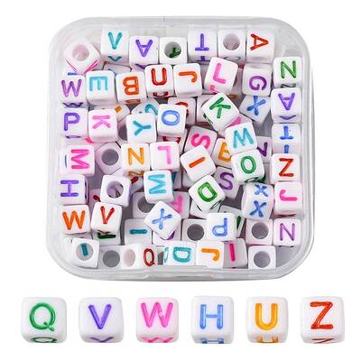 100Pcs Acrylic Beads