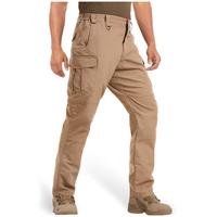 MAGCOMSEN Men's Tactical Pants 9 Pockets Ripstop, Water Repellent, Cargo Pants Plain Casual Fitted Trousers Menswear for Work...
