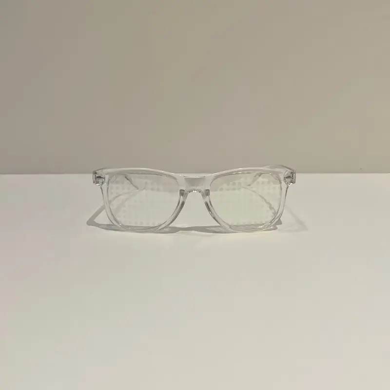Rainbow Diffraction Glasses - Clear Design with Elegant Rainbow Pattern, Lightweight Frame, Ideal for Everyday Use
