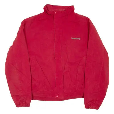 TIMBERLAND Mens Jacket Red Nylon XL
