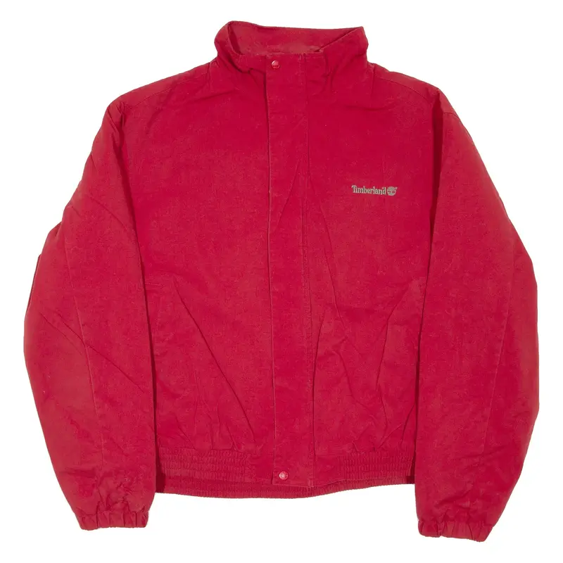 TIMBERLAND Mens Jacket Red Nylon XL