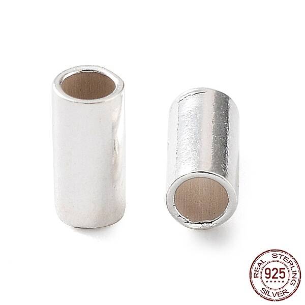 925 Sterling Silver Spacer Tube Beads