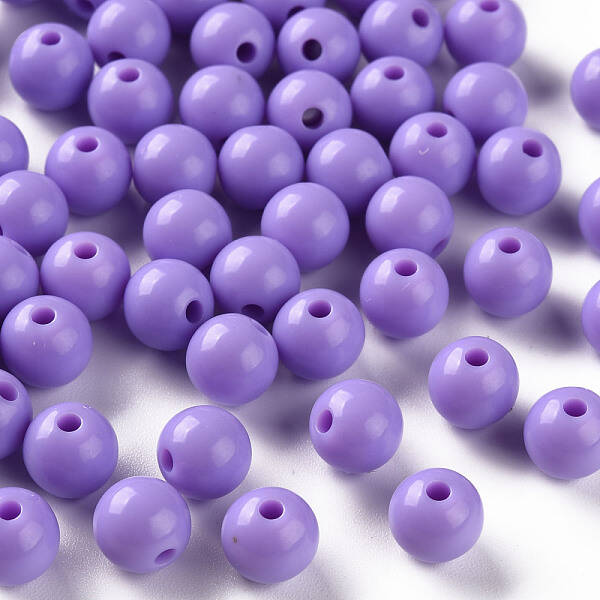 Opaque Acrylic Beads