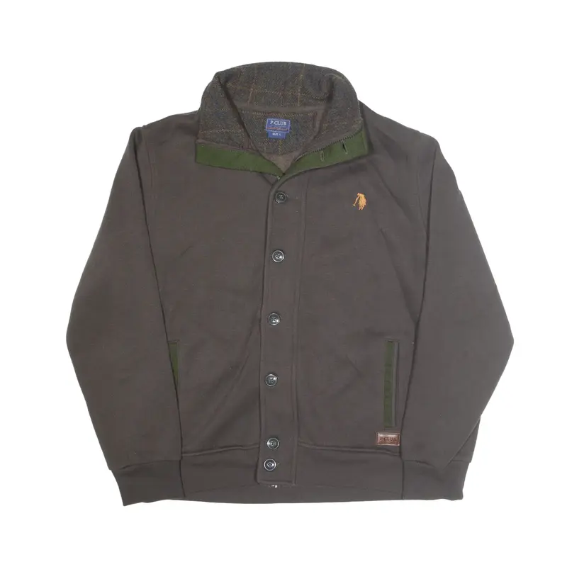 P CLUB Jacket Brown Mens L
