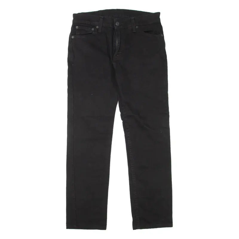 LEVI'S 511 Jeans Mens Black Slim Straight W30 L27