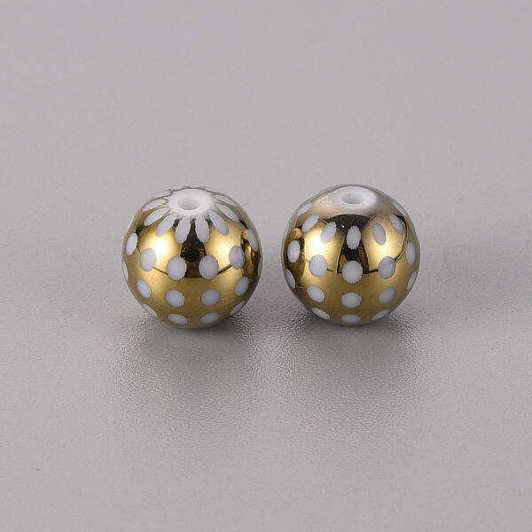 Electroplate Glass Beads