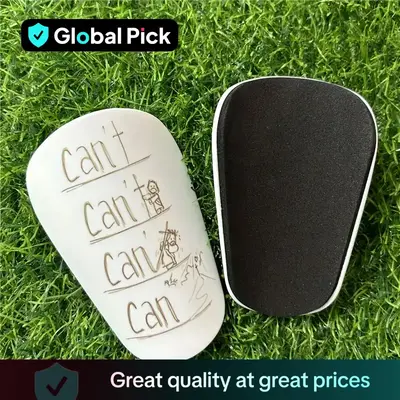Cartoon Letter Pattern Football Shin Pads, 1 Pair Football Shin Guards, Professional Football Shin Pads, Soccer