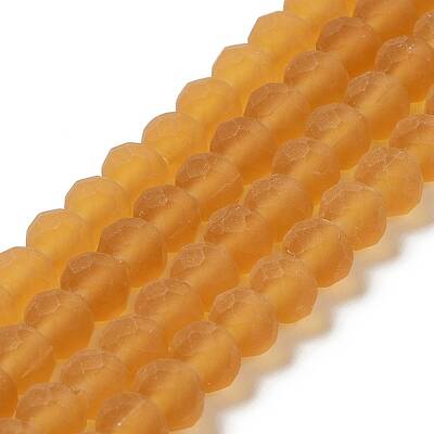 Transparent Glass Beads Strands