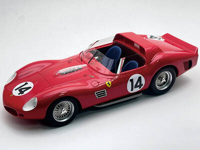 Ferrari 330 TRI-LM #14 Mike Parkes - Giancarlo Baghetti - Willy Mairesse 3rd Place 24 Hours of Le Mans Test (1962) Mythos ...