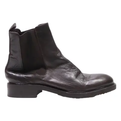 BILLI BI Chelsea Boots Black Leather Mens UK 8