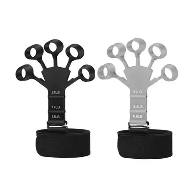 2pcs Finger Exerciser, Hand Strengthener, Finger Strength Trainer For Home Gym Workout, Gymtok