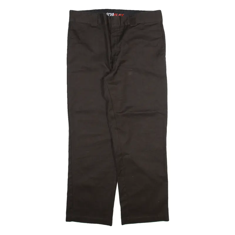 DICKIES 874 Workwear Mens Trousers Grey Regular Straight W34 L28