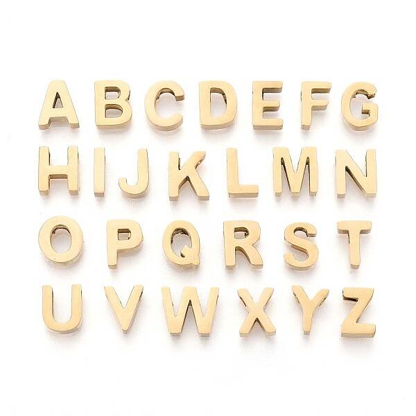 26Pcs 304 Stainless Steel Charms