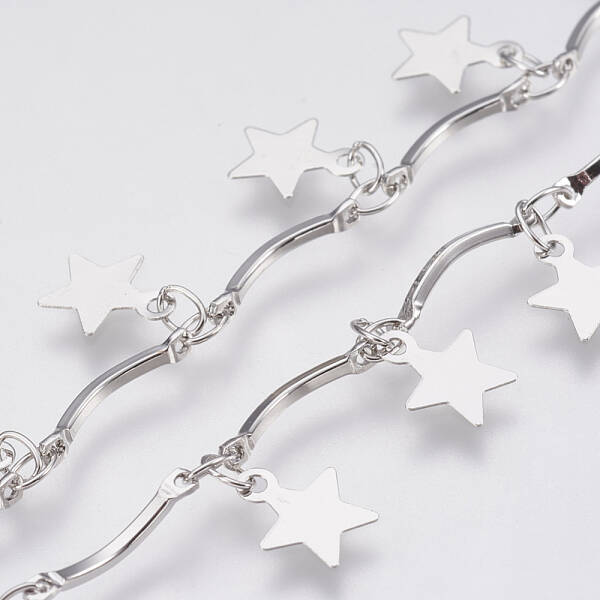 Handmade Iron Star Link Chains