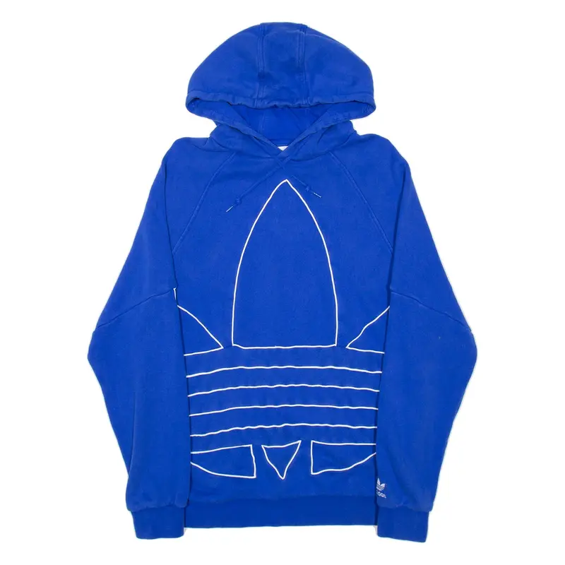 ADIDAS Mens Blue Hoodie M