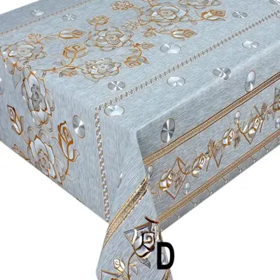 Vinyl Tablecloths For Tables, Heavy Duty Vinyl Tablecloth Vinyl Table Cover for Kitchen and Outdoor kitchen accessory