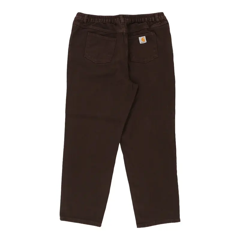 Carhartt Trousers - 36W UK 18 Brown Cotton | Size: UK 18