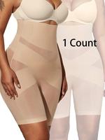 Women's High Waist Tummy Control Shapewear Shorts, Breathable Comfortable Shaper, Tummy Tuck Butt Lifter, Ladies Shapewear Bo...