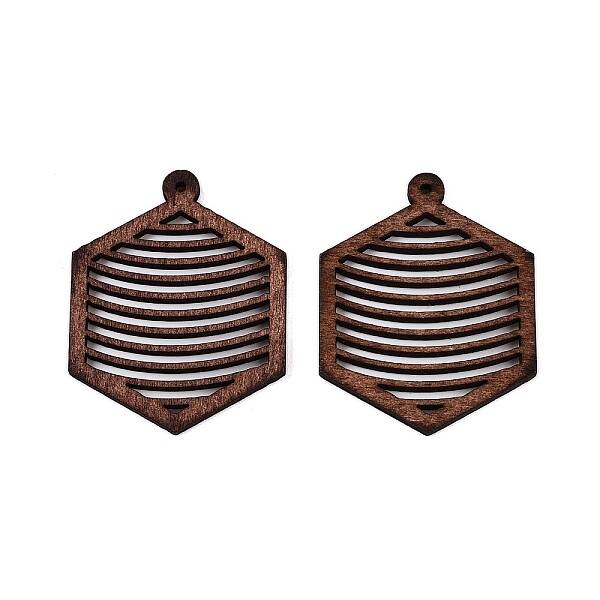 Natural Poplar Wood Pendants