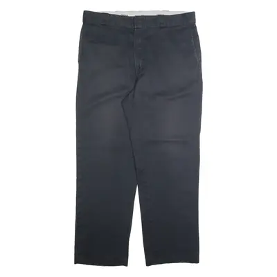 DICKIES Chino Mens Trousers Black Regular Straight W38 L30