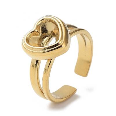 304 Stainless Steel Open Cuff Ring Components