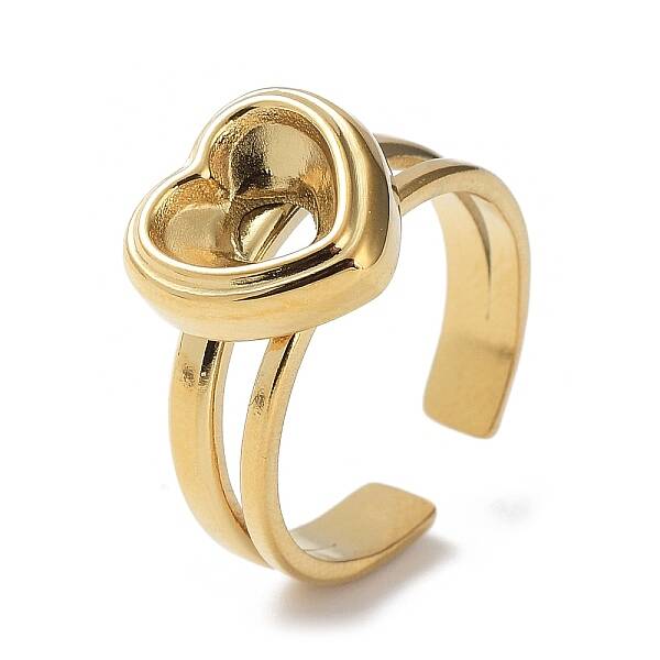 304 Stainless Steel Open Cuff Ring Components