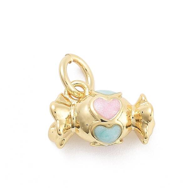 Rack Plating Brass Enamel Charms