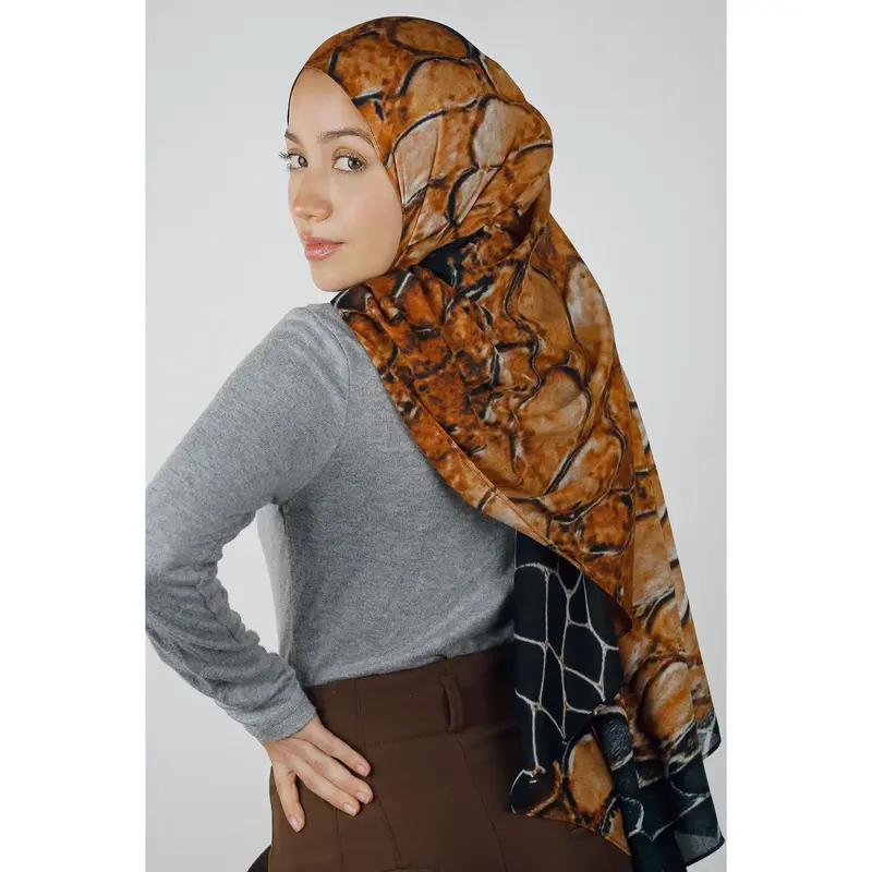 Sea Turtle Print Modal Hijab