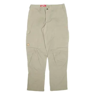 FJÄLLRÄVEN Cargo Mens Trousers Beige Regular Straight W30 L29