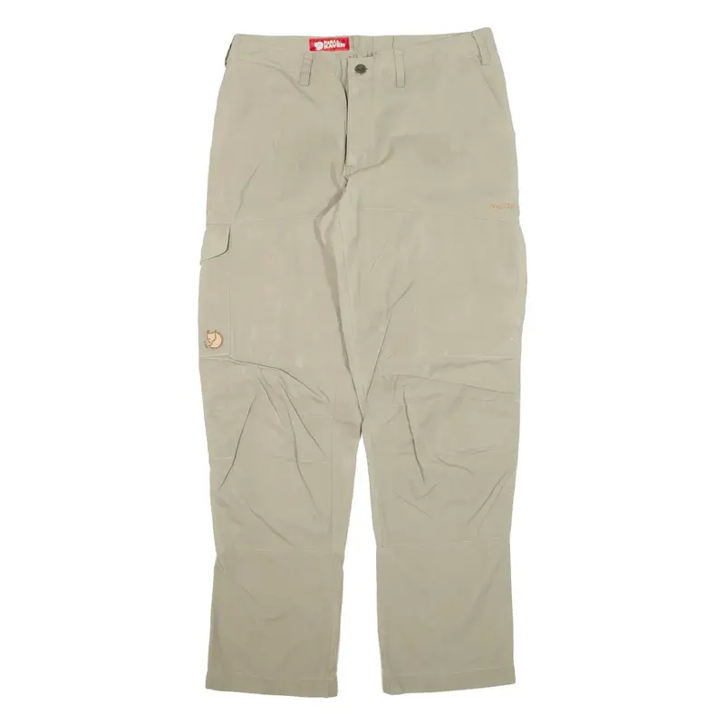 FJÄLLRÄVEN Cargo Mens Trousers Beige Regular Straight W30 L29