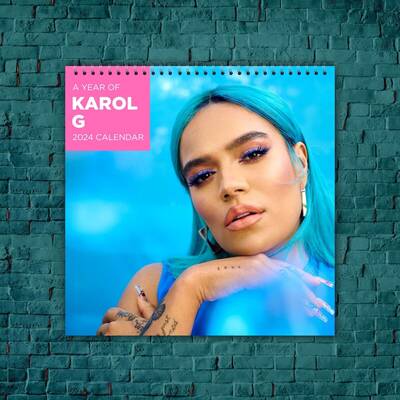 Karol G Calendar 2024, Celebrity Calendar, Karol G 2024 Wall Calendar