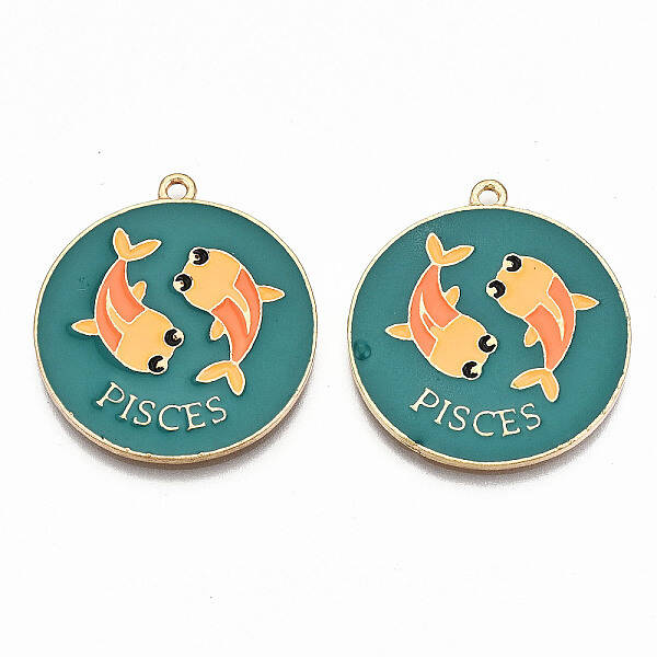 Alloy Enamel Pendants