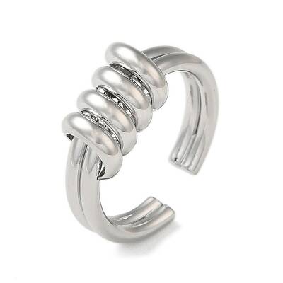 Brass Open Cuff Ring