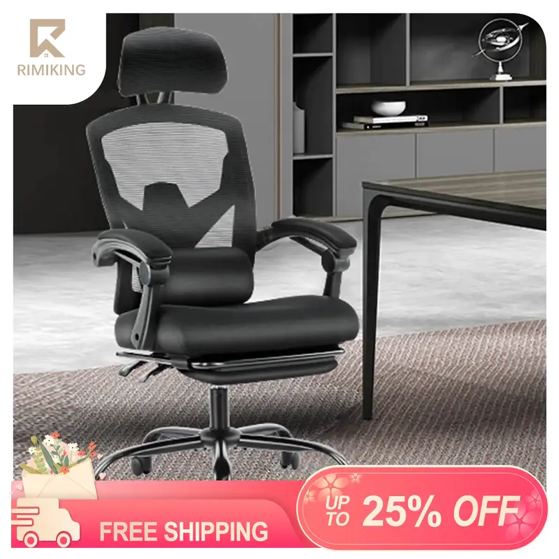 RIMIKING Ergonomic Office Chair with Adjustable Features,All-Day Support,Personalized Comfort,Ergonomic Design,Dimension & We...